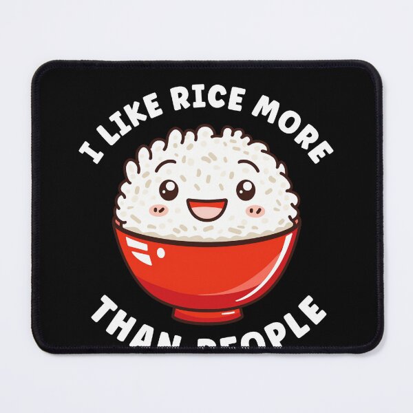 Item preview, I Like Rice More Than People designed and sold by BlueBerry-Pengu.