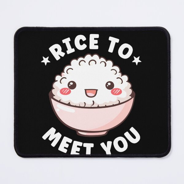 Item preview, Rice To Meet You Funny Rice Pun Rice Lover Filipino designed and sold by BlueBerry-Pengu.