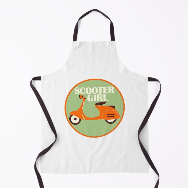 Item preview, Scooter Girl in Orange designed and sold by AceHamster.