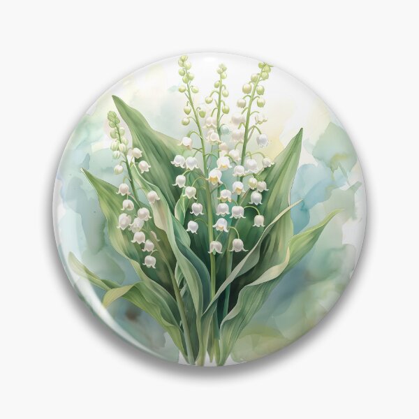 Item preview, Serene Lily: Watercolor Elegance designed and sold by AI-Only Creations.