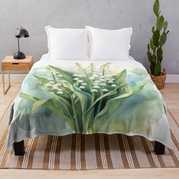 Item preview, Serene Lily: Watercolor Elegance designed and sold by AI-Only Creations.