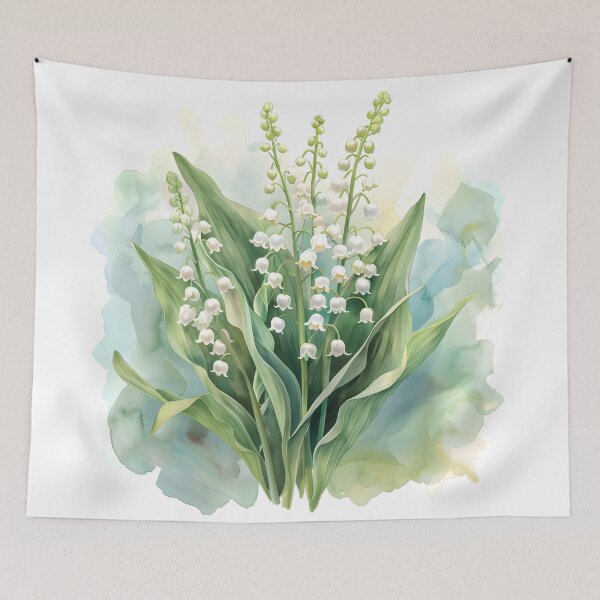 Item preview, Serene Lily: Watercolor Elegance designed and sold by AI-Only Creations.