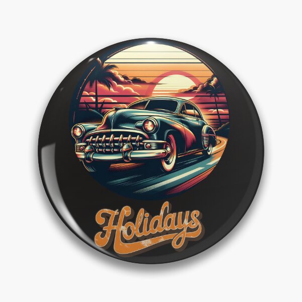 Item preview, Retro car sunset vacation designed and sold by LV-creator.