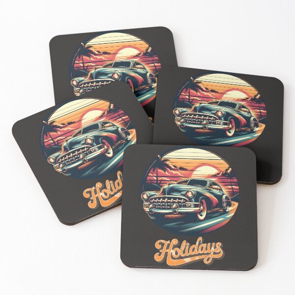 Item preview, Retro car sunset vacation designed and sold by LV-creator.