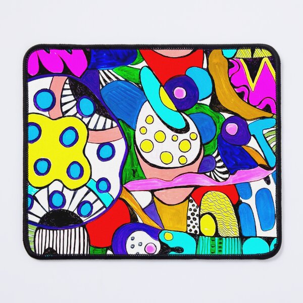 Item preview, 648.Psychedelic Kaleidoscope A Colorful Abstract Journey 30*17*0.1cm 2024  designed and sold by Veera Zukova.