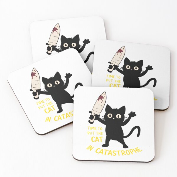 Item preview, Catastrophe, FunnyFits70, Creative, Catnip, Cartoonish, Clever, Hilarious, Whiskered, Purrfect, Cutlery, Cats, Chaos, Culinary, Comedy, Whiskers designed and sold by FunnyFits70.