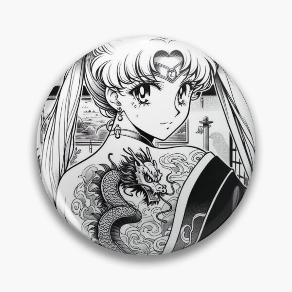 Item preview, Moon with a Dragon Tattoo designed and sold by AstroAppa.