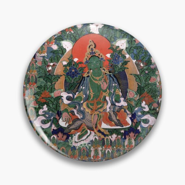 Item preview, Green Tara Buddhist Thangka  designed and sold by Onodera.