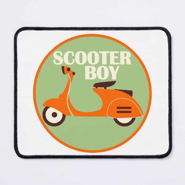 Item preview, Scooter Boy in Orange designed and sold by AceHamster.