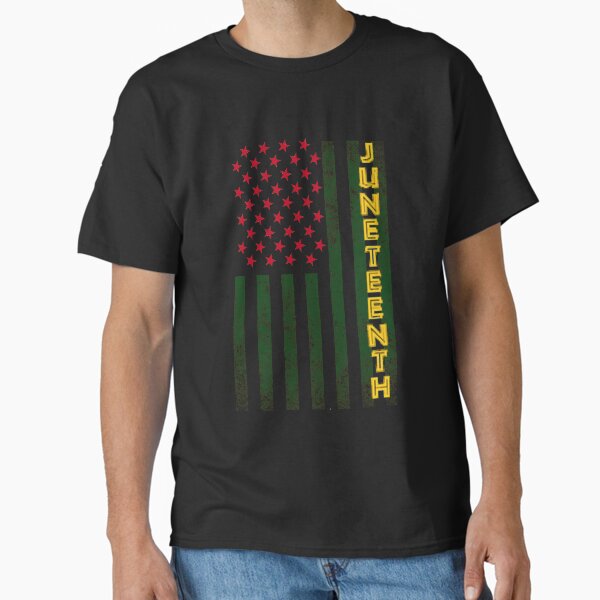 Artikel-Vorschau von Jüngere Freiheitstag-amerikanische Flagge mit afrikanischen Farben, designt und verkauft von highparkoutlet.