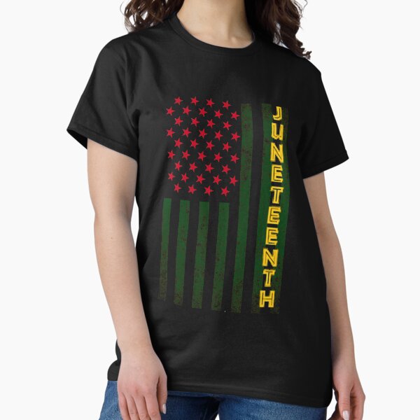 Artikel-Vorschau von Jüngere Freiheitstag-amerikanische Flagge mit afrikanischen Farben, designt und verkauft von highparkoutlet.