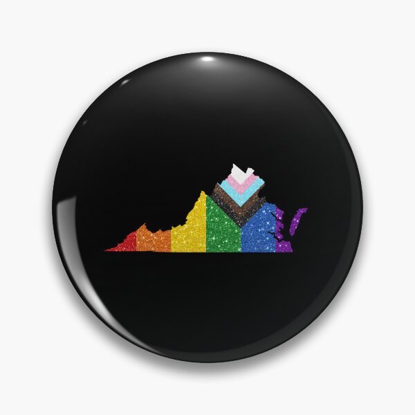Item preview, Virginia Progress Pride Flag - LGBTQ Rainbow Flag designed and sold by shaggylocks.