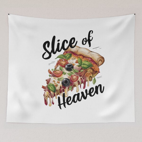 Item preview, Slice of Heaven: The Perfect Pizza Tee designed and sold by Kookie Tarp.
