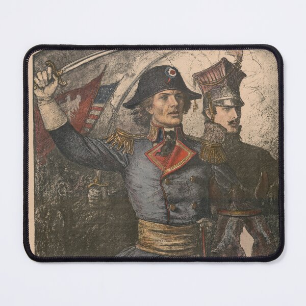 Item preview, Poster: "Poles! Kościuszko and Pułaski Fought for the Freedom of Poland and Other Nations!" designed and sold by VintageBazaar.