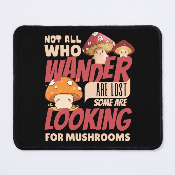 Item preview, Cute Mushroom Hunting Botanical Wander Quote For Fungi Lover designed and sold by MTJ-Mushrooms.