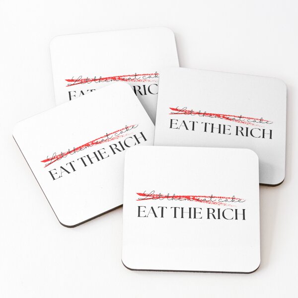 Item preview, Let them eat cake vs Eat the rich designed and sold by PinkLotusArt.