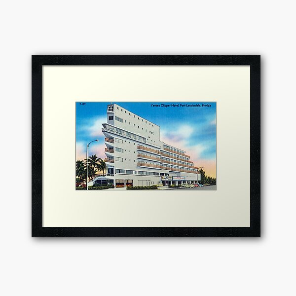 Item preview, Yankee Clipper Hotel, Fort Lauderdale, Florida Vintage Linen Postcard  designed and sold by Designs by Kool Kat.