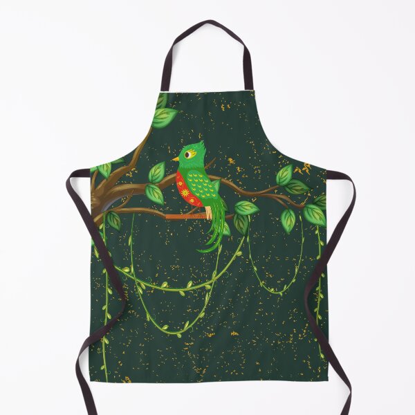 Item preview, Mystical Quetzal Green Tropical Forest Pattern Vines Branch designed and sold by julyperson.