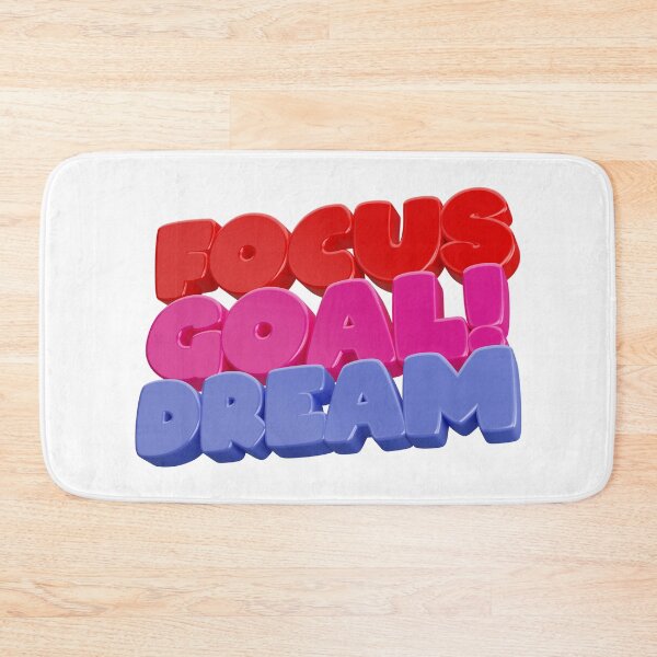 Item preview, FOCUS, GOAL, DREAM !! designed and sold by MUDUGAMU.