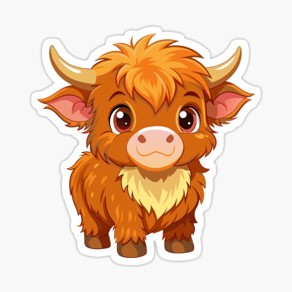 Item preview, Baby Highland Cow designed and sold by Afanartt.