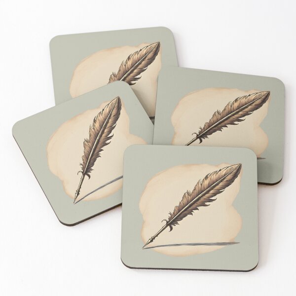 Item preview, Quill and Parchment | Vintage Writing | Literary Nostalgia designed and sold by Epic--Art.