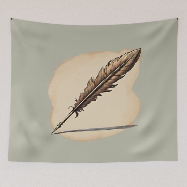 Item preview, Quill and Parchment | Vintage Writing | Literary Nostalgia designed and sold by Epic--Art.
