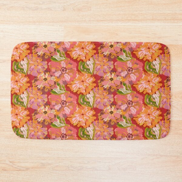 Item preview, Stylized peonies flowers  pattern in Japanese Style designed and sold by NayaChu.