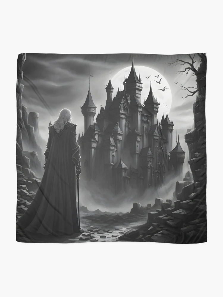 Thumbnail 2 of 3, Scarf, Magic Castle designed and sold by RaffArte.