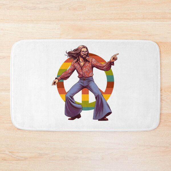 Item preview, Retro Groovy Dad Peace Vibes Bohemian Life 70s Classic Daddy designed and sold by BunBuntheDog-.