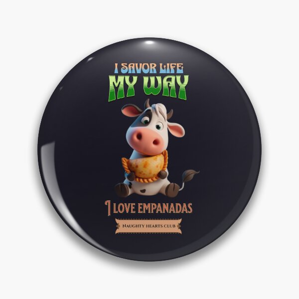 Item preview, I savor life my way. A cow eating empanada designed and sold by I-love-music.