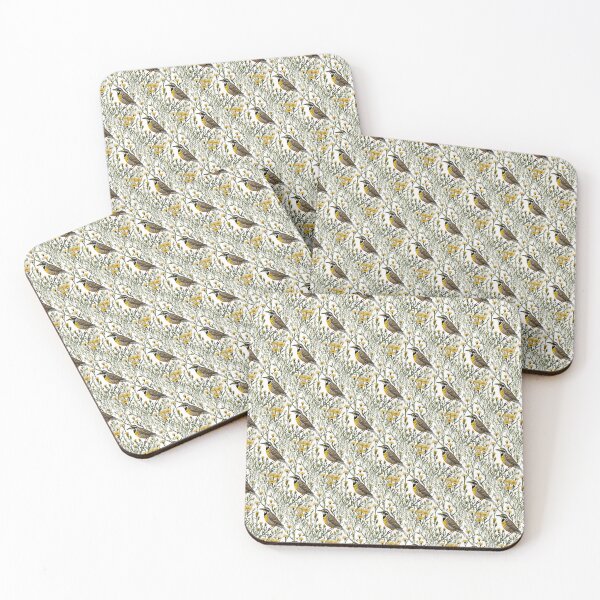 Item preview, A Western Meadowlark Surrounded By Goldenrod Flowers 1 Pattern  designed and sold by taiche.