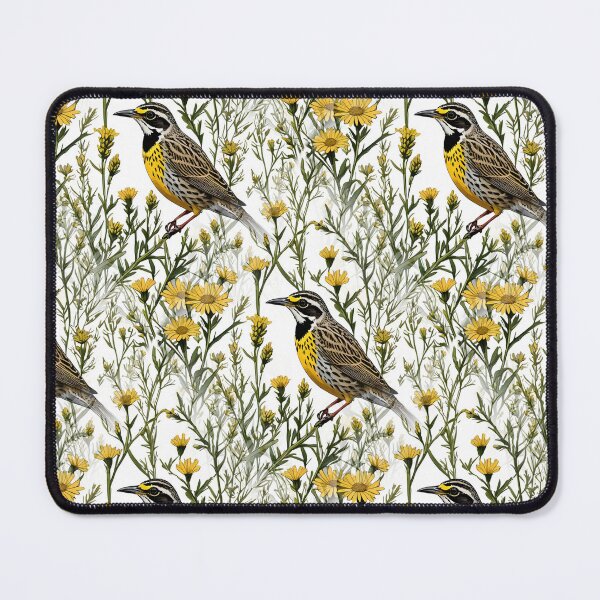 Item preview, A Western Meadowlark Surrounded By Goldenrod Flowers 1 Pattern  designed and sold by taiche.
