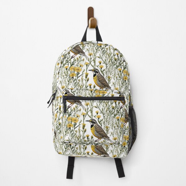 Item preview, A Western Meadowlark Surrounded By Goldenrod Flowers 1 Pattern  designed and sold by taiche.