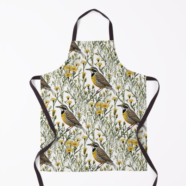 Item preview, A Western Meadowlark Surrounded By Goldenrod Flowers 1 Pattern  designed and sold by taiche.