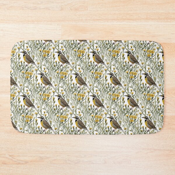 Item preview, A Western Meadowlark Surrounded By Goldenrod Flowers 1 Pattern  designed and sold by taiche.