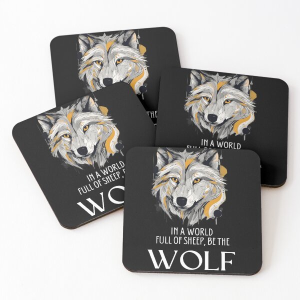 Item preview, IN A WORLD FULL OF SHEEP, BE A WOLF. designed and sold by Inspiretouplift.
