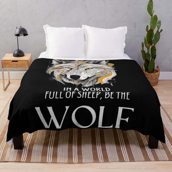 Item preview, IN A WORLD FULL OF SHEEP, BE A WOLF. designed and sold by Inspiretouplift.
