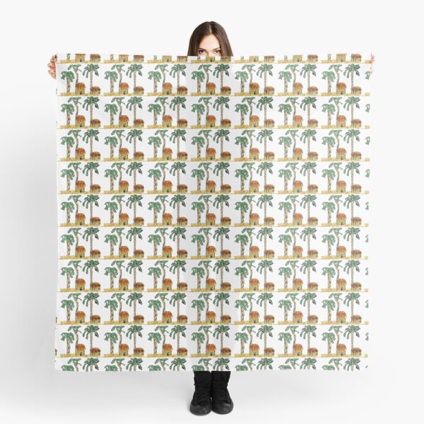 Palm Trees and Paradise Scarf