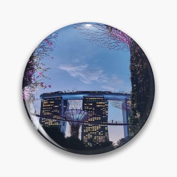 Artikelvorschau, Singapur – Blick von den Super Trees in der Abenddämmerung entworfen und verkauft von TheHappyK.