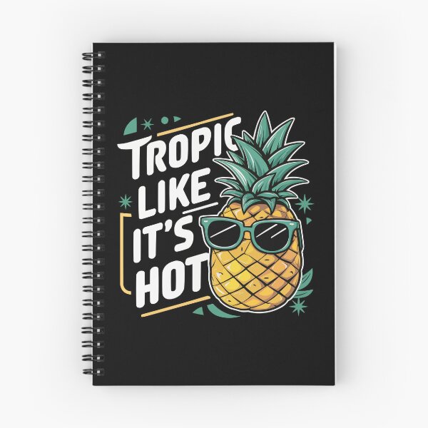 Item preview, Trendy Cartoon Pineapple with Green Sunglasses - 'Tropic Like It's Hot' Design designed and sold by Shirtlify.