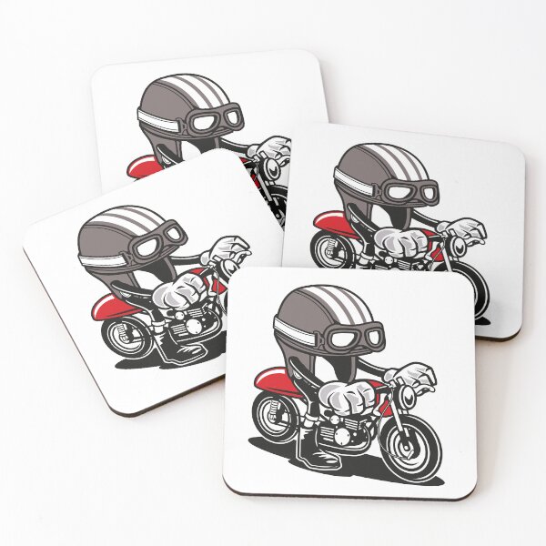 Item preview, Cafe Racer cartoon  designed and sold by MAF_Merch.