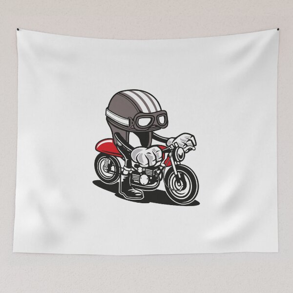 Item preview, Cafe Racer cartoon  designed and sold by MAF_Merch.