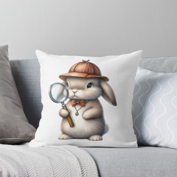 Item preview, Detective Bunny Plush designed and sold by Alex CrazyDesigns.
