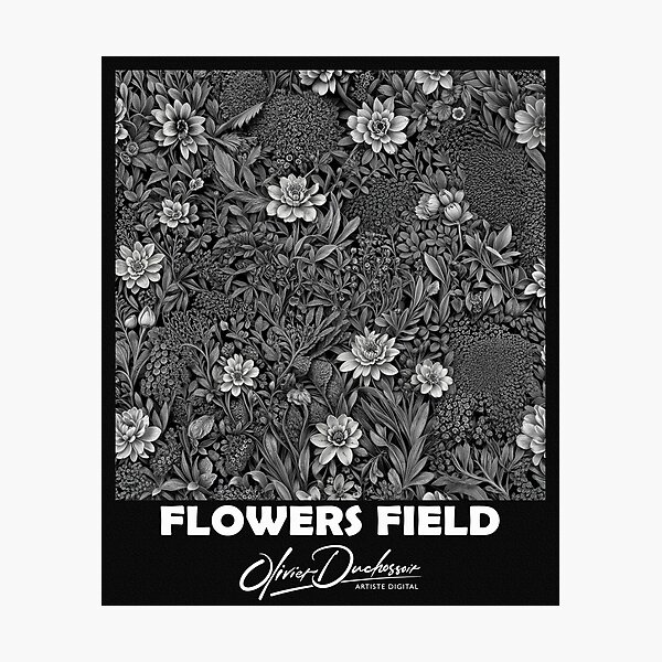 Aperçu de l'œuvre Flowers field 46 créée et vendue par olivier duchossoir.