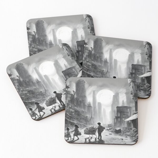 Item preview, Post Apocalyptic City designed and sold by RaffArte.