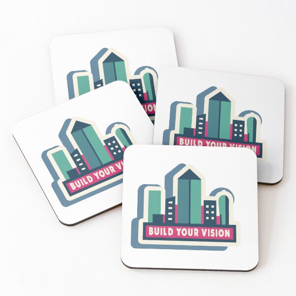 Item preview, Abstract Cityscape - Build Your Vision designed and sold by NiftyWrx.