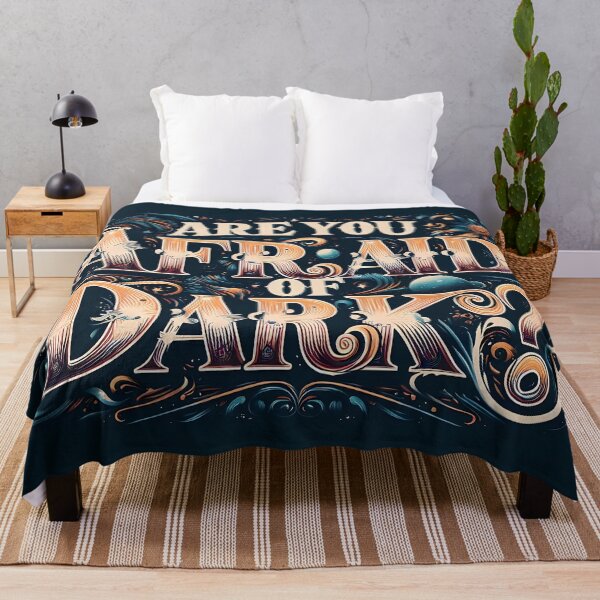 Item preview, Are you afraid of dark, typography designed and sold by maxmaj.