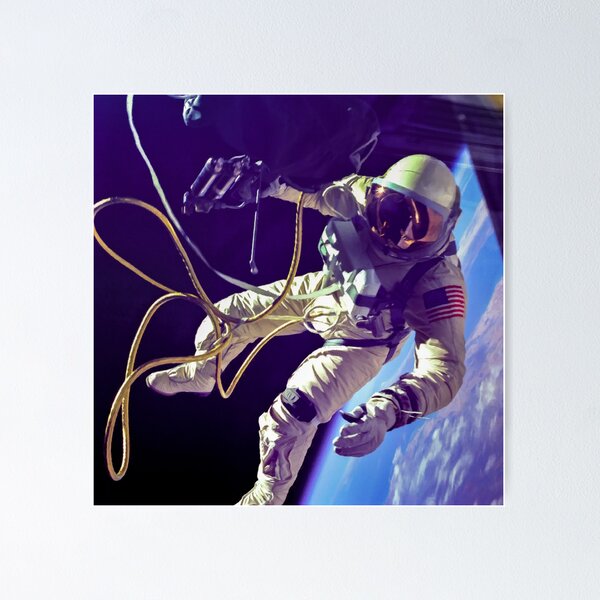 Item preview, Spacewalk - NASA First Space Walk Digital Art designed and sold by Very Peculiar.