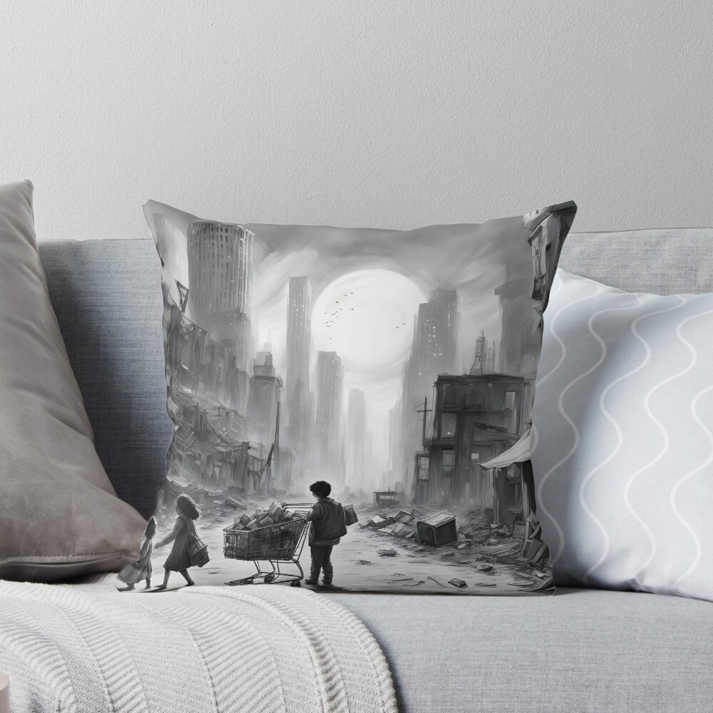 Item preview, Throw Pillow designed and sold by RaffArte.