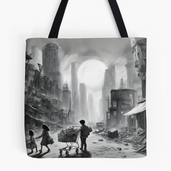 Item preview, Post Apocalyptic City designed and sold by RaffArte.